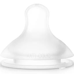 Lot de 2 tétines symétriques SX PRO en silicone débit S (6 mois)