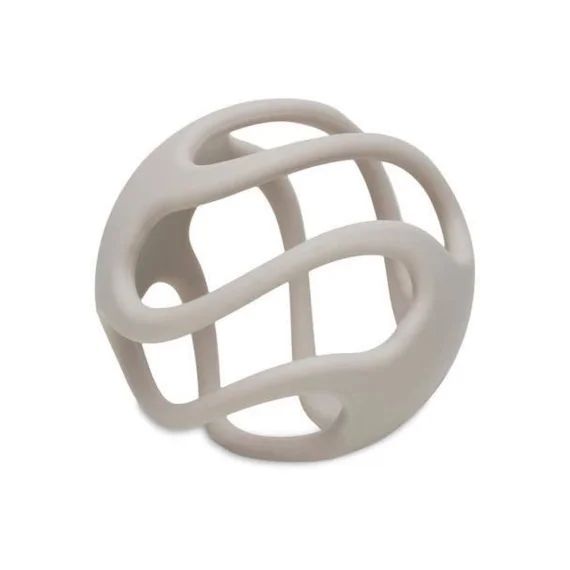 Anneau de dentition Balle Silicone Silicone Nougat beige