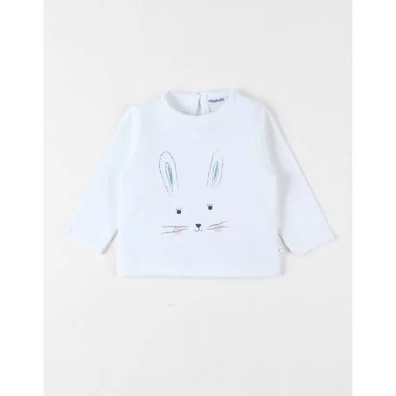 T-shirt Lapin, Jersey Beige