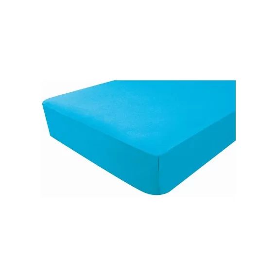 Drap housse jersey turquoise (60 x 120 cm)