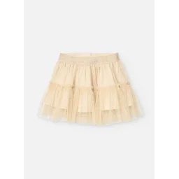 Jupe En Tulle Beige