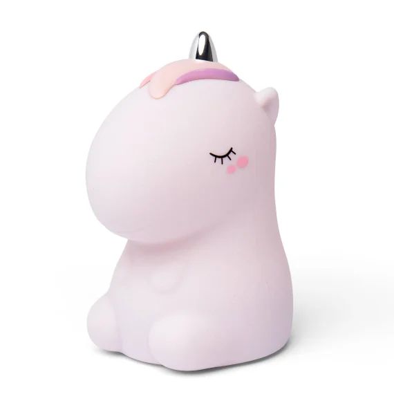 Veilleuse Licorne Avec Télécommande Rose