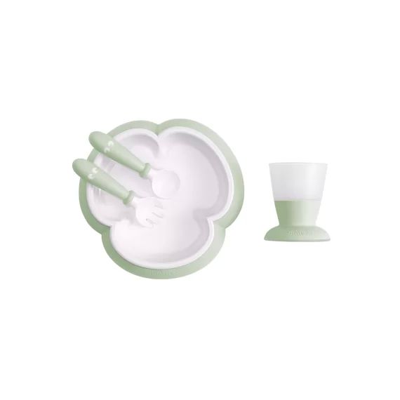 Ensemble Repas Bébé – Vert pastel