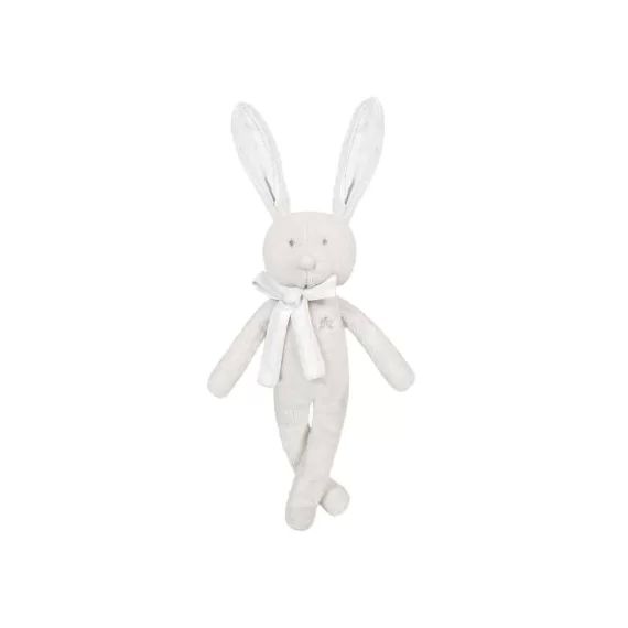 Peluche Augustin le lapin gris (40 cm)