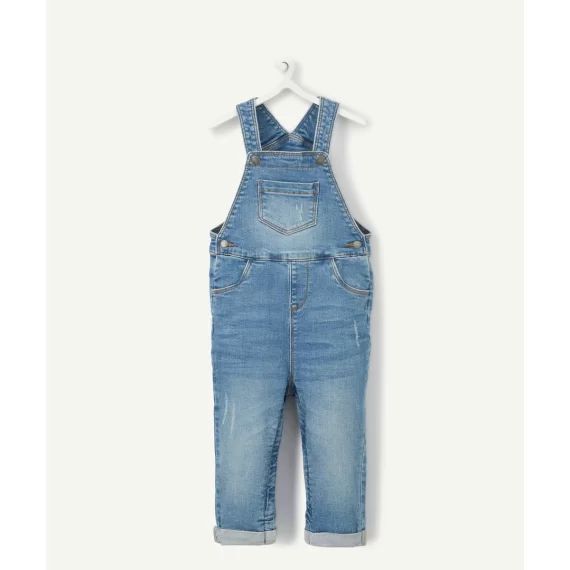 Salopette en denim à faible impact environnemental