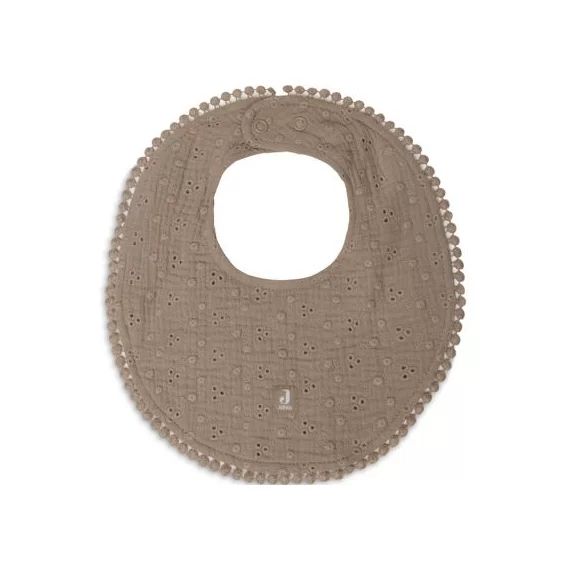 Bavoir naissance Embroidery Biscuit