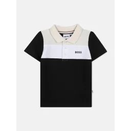 Polo Boutonné Noir