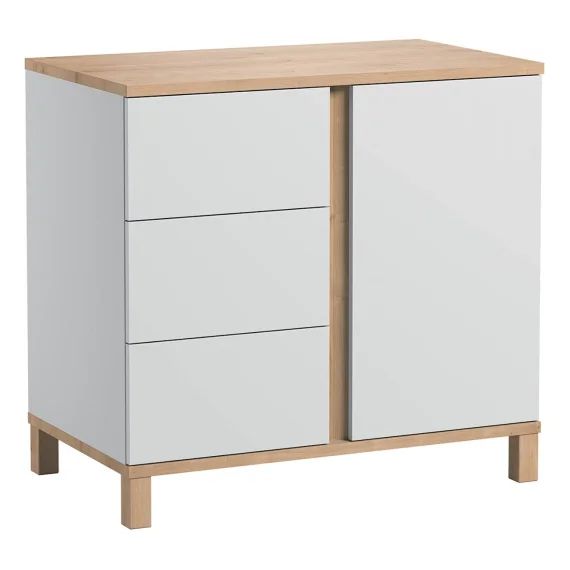 Commode Altitude Blanc/chêne
