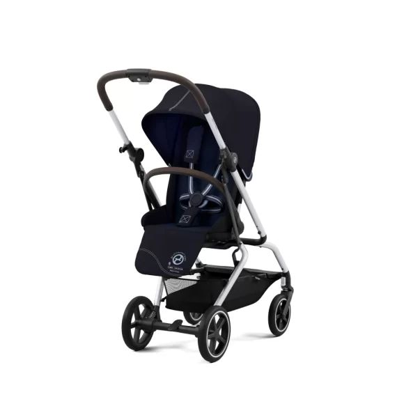 Poussette Cybex Eezy S Twist PLUS 2 – Châssis Silver/ Siège Ocean Blue (2022)
