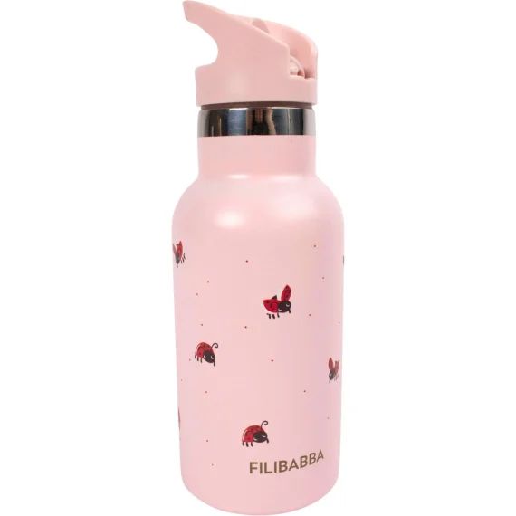 Gourde En Acier Inoxydable Little Wonders Rose, Rouge, Noir