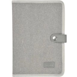Protège carnet de santé gris chiné