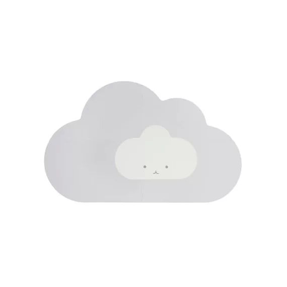 Tapis de jeu pliable nuage gris perle (145 x 90 cm)