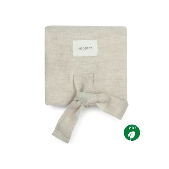 Tapis à langer waterproof Lin français greige