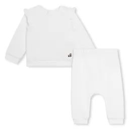 Ensemble sweat et pantalon Fille Blanc