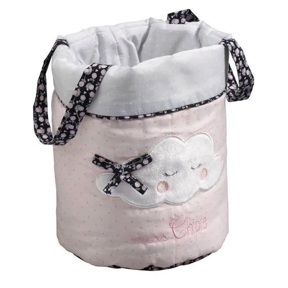 Panières Gigognes En Tissu En Coton Rose