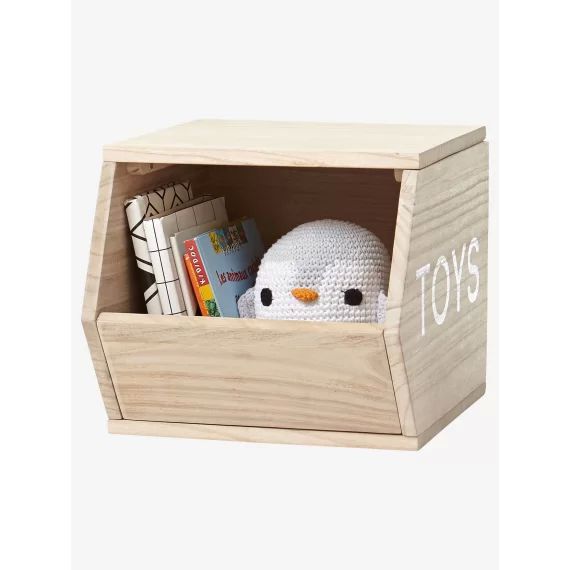 Cube de rangement Toys bois