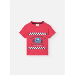 T-shirt À Manches Courtes Avec Col Rond Rose