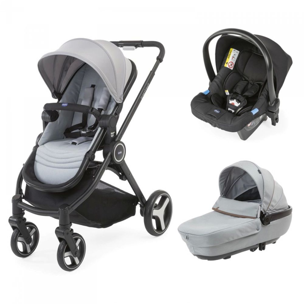 Poussette Trio Chicco Best Friend Plus Comfort – Silverleaf