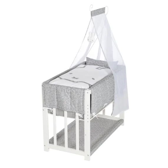 Berceau Cododo 3en1 Complet Sternenzauber Grau Blanc / Taupe
