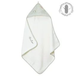 Cape de bain bébé Olive – personnalisable