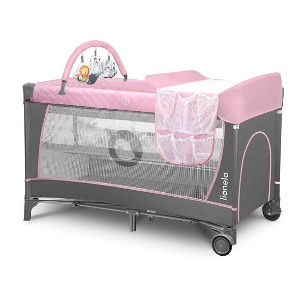 Lit Parapluie Lionelo Flower – Flamingo