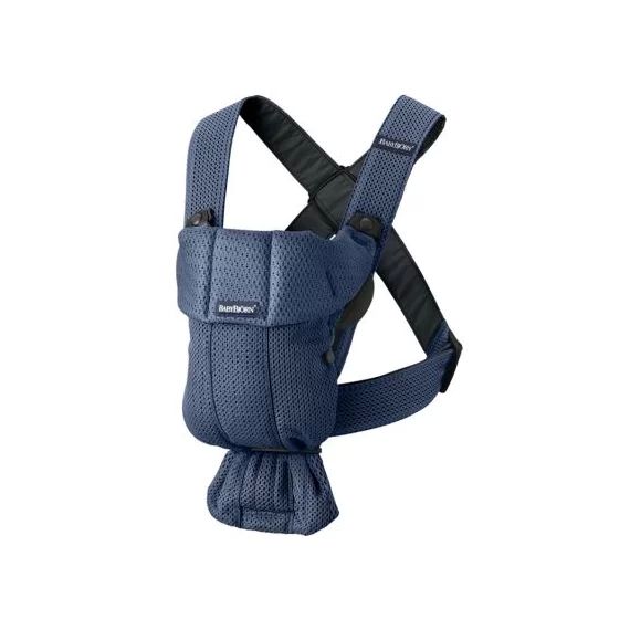 Porte bébé Mini tissu Mesh 3D bleu marine
