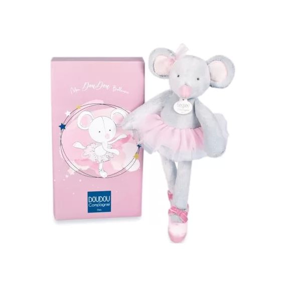 Coffret peluche Souris ballerine (30 cm)
