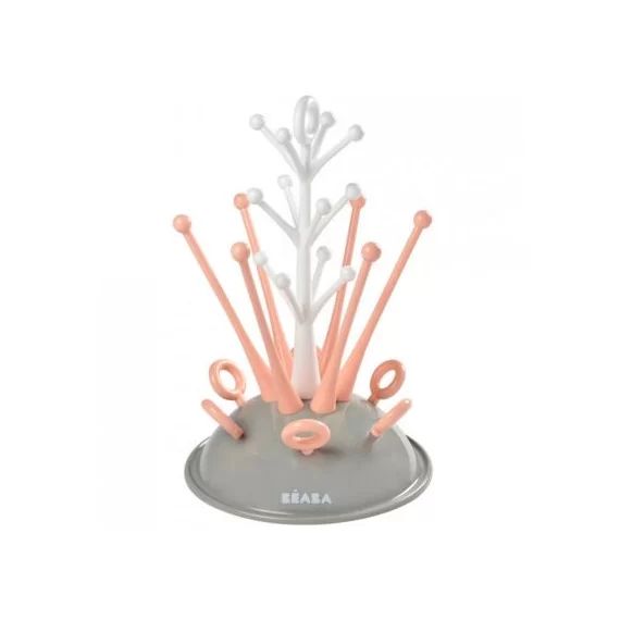 Egoutte biberons arbre rose