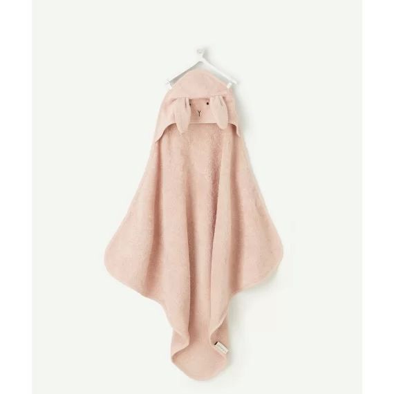 Cape de bain bébé en coton biologique albert lapin brun –  – Soldes