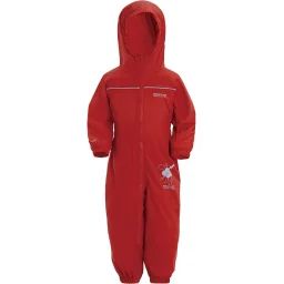 Combinaison Imperméable Bébé Polyamide Puddle Iv Rouge