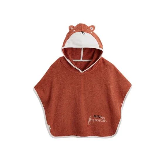 Poncho De Bain Bébé Fripouille Orange