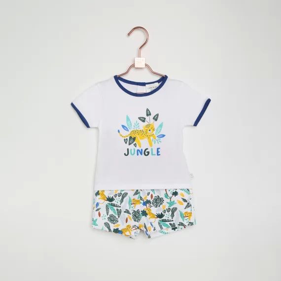 Short imprimé jungle Garçon Vert