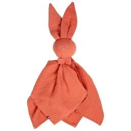 Sevira Kids – Doudou plat Lapin personnalisable Jeanne – Terracotta TU orange