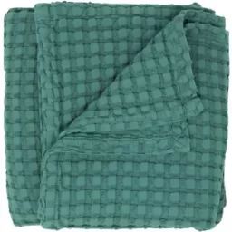 Couverture en Coton bio Paros Eucalyptus (75 x 100 cm)