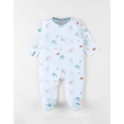 Pyjama Bébé Jersey Fantaisie Blanc