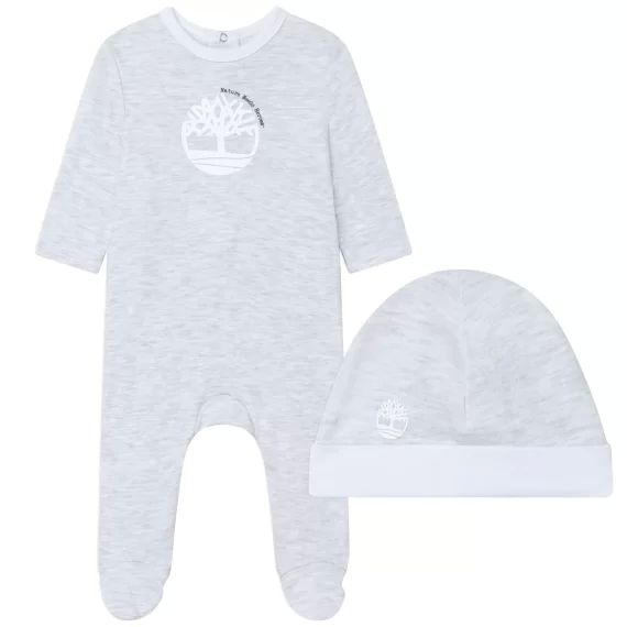 Ens.pyjama+bonnet Garçon Gris
