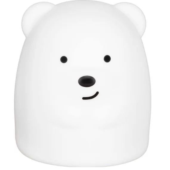 Veilleuse Ourson – ULYSSE – Grande – Blanc – 12 mois – Enfant – Mixte – Piles – Plastique blanc