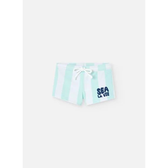 Maillot De Bain Polyamide Bleu