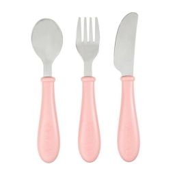 Set Couverts Inox Béaba – Old Pink