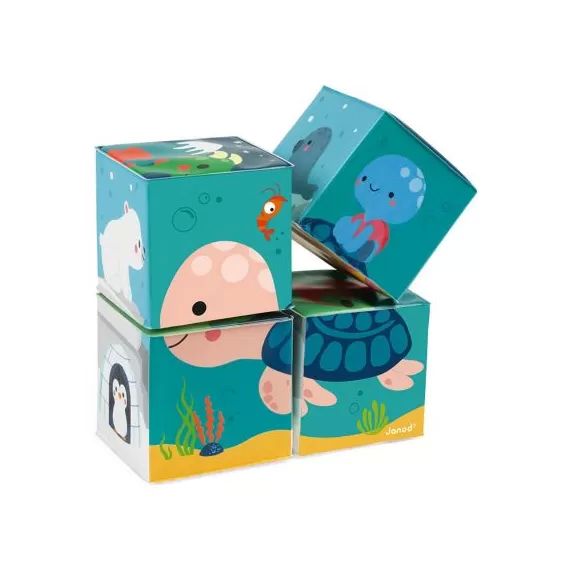 Puzzle cube de bain (4 cubes)