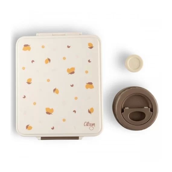 Boîte Repas Citron – Lemon + Contenant Isotherme – Brown