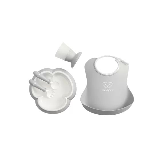 Coffret Repas Bébé – Gris