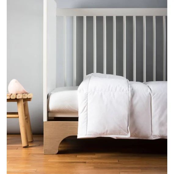 Couette Bébé Lanaï En Duvet Et Plumes (100 X 140 Cm – 4 Saisons) Blanc