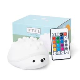 Veilleuse Roméo Hérisson Avec Télécommande Blanc