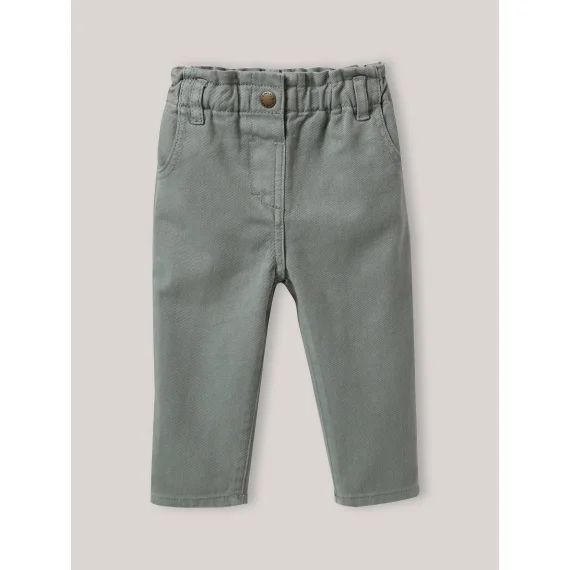 Pantalon Paperbag Céladon