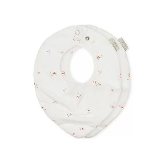 Lot de 2 bavoirs bandanas en jersey Poppies Coquelicot