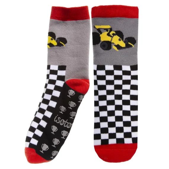 Chaussettes Antidérapantes Enfant Voiture 5/8 Ans Multicolor