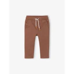 Pantalon en sergé doublé bébé garçon noix de pécan