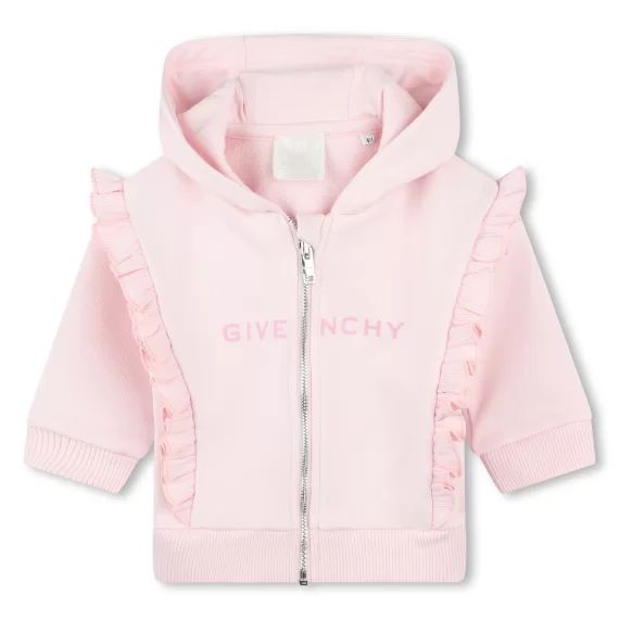Cardigan à capuche Fille Rose