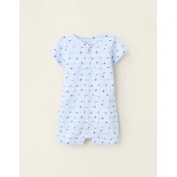Pyjama Combi-short Avec Motif Bleu